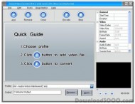 Amond Video to WMV/MPEG/MOV/AVI/iPod/PSP/3GP/MP4/Zune Converter screenshot